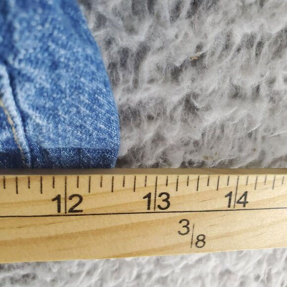 No Boundaries Overalls Womens XL Blue Frayed Hem Adjustable Straps Shortalls - Picture 5 of 7